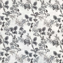 Printed Cotton AKELA Off-White / Gray Tones